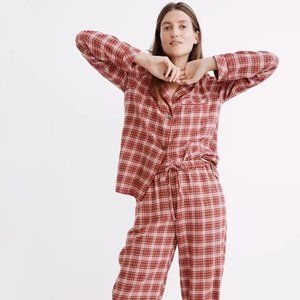 Madewell Flannel Bedtime Pajama Set in Beiling Plaid
